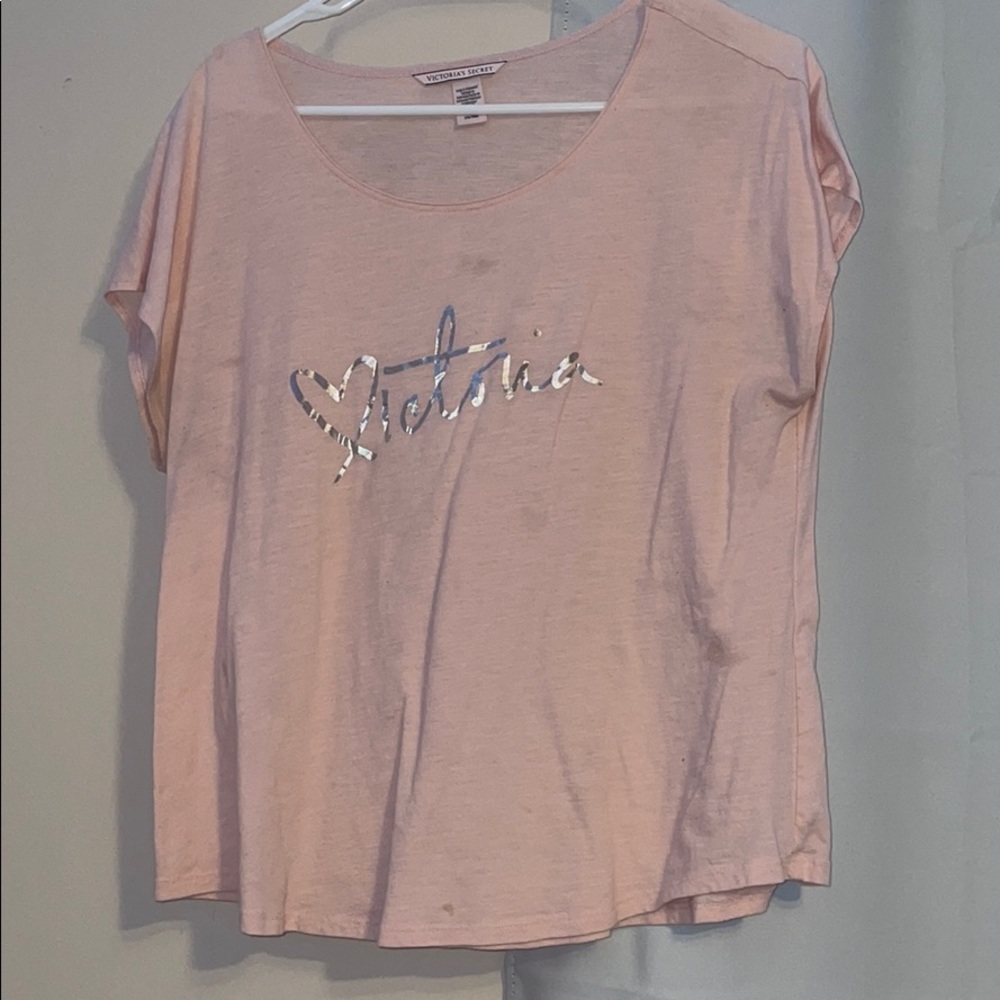 pretty blush pink victoria secret top